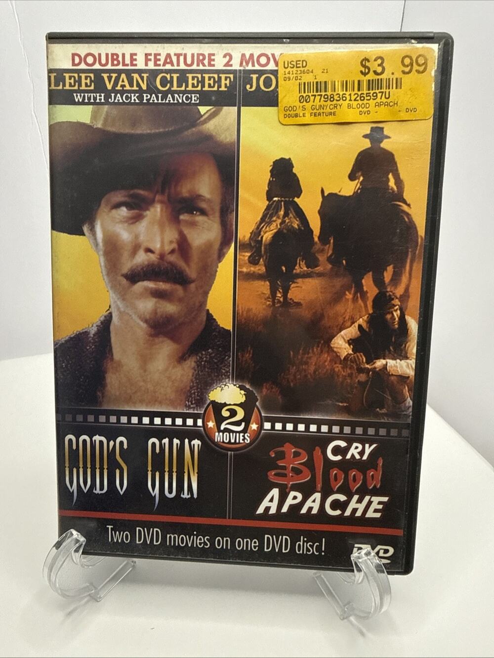 Gods Gun/Cry Blood Apache (DVD, 2008) Double Feature
